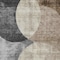 Homeroots 8' X 10' Pewter Brown And Charcoal Geometric Washable Indoor Outdoor Area Rug 604932 - alternate 7