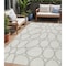 Homeroots 5' X 8' Ivory And Gray Abstract Washable Indoor Outdoor Area Rug 600541 - alternate 1