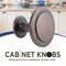 Lifemaster 1-1/4in Oil Rubbed Bronze Cabinet Knobs, Modern Design, Zinc Alloy, 24 Screws, 12PK LMKNBGLD12 - alternate 6
