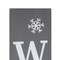 Homeroots 72in Gray And White Solid Wood Welcome Christmas Snowman Porch Sign 634292 - alternate 5