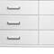Homeroots 59" White Solid Wood Mirrored Nine Drawer 384055 - alternate 5