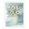 Homeroots White Blooms White Framed Print Wall Art 530121 - alternate 3