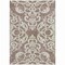 Homeroots 8' X 10' Taupe And Ivory Damask Washable Indoor Outdoor Area Rug 614464 - alternate 4
