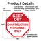 Signmission Keep Out Construction Personnel Onl, 10 Inch X 10 Inch, Plastic Sign OC-P-10-68 - alternate 5