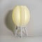 Jonathan Y Wavy 16.5" Modern Contemporary Plant-Based PLA 3D Printed Dimmable LED Table Lamp, White USA1000B - alternate 3