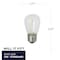 Bulbrite 11-Watt Equivalent S14 Clear Edison LED Light Bulb Warm White, 6PK 862153 - alternate 4