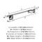 Amerock Stature Chrome Transitional 18 in 457 mm Towel Bar BH3609326 - alternate 3