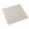 Apollo Tile Cirkel 11.46 in. x 12.4 in. Glossy Gray Porcelain Mosaic Wall and Floor Tile 9.87 sqft/case, 10PK ORB8808GRGA - alternate 9