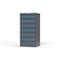 Strong Hold 7 drawer cabinet - (1x 5ft, 6x 7ft) - Blue accents - Keyed Different S3060-PPDAS-0701FS - alternate 3