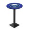 Holland Bar Stool Co 36" Blk Wrinkle Buffalo Sabres Pub Table, 36" dia. Top L217B3636BufSab - alternate 1