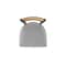 Holland Bar Stool Co Revelle 30in Swivel Bar Stool with Bronze Finish, Medium Back and Canter Folkstone Grey Seat 881 - alternate 7