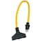 Powerzone Extension Cord, 12 AWG, 12/3, 3 Outlets, Yellow, 2 ft ORAD50802 - alternate 2