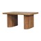 Homeroots 35in Brown Solid Wood Storage Bench With Cabinet 718247 - alternate 7