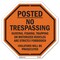 Signmission Posted No Trespassing Hunting, Fish, 10 Inch X 10 Inch, Plastic Sign OC-P-10-104 - alternate 1
