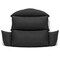 Leisuremod Hanging 2 person Egg Swing Cushion, Black ES57C-BL - alternate 5