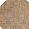 Homeroots 8' Terra Cotta And Copper Round Southwestern Washable Indoor Outdoor Area Rug 587100 - alternate 8