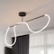 Jonathan Y Alessio 48" Contemporary Minimalist 360 Adjustable Silicone Neon Rope Dimmable Linear Integrated LED JYL7138B - alternate 13