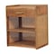 Homeroots 23" Brown Solid Wood One Drawer Nightstand 651567 - alternate 6