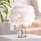 Jonathan Y Stork 16" Feather Metal LED Table Lamp, White/Gold JYL9051A - alternate 12