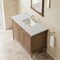 James Martin Vanities Kinnsden 48" Single Vanity, Weathered Oak w/ 3 CM Eternal Jasmine Pearl Silestone Top D680-V48-WTO-3EJP - alternate 8