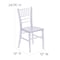 Flash Furniture Kids Crystal Transparent Chiavari Chair, PK10 10-LE-L-7K-CL-GG - alternate 8