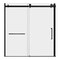 Kingston Brass 60" W x 60" H Right Handed Tub Door, Matte Black SSD60608SR0 - alternate 1