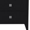 Homeroots 24" Black Wood Two Drawer Nightstand 543673 - alternate 11