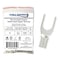 Kable Kontrol Non Insulated Copper Butted Seam Spade Terminal, 16-14 AWG, Stud Size # 6, 100 Pcs, 100PK STNI-1614-6 - alternate 1