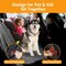 Simple Deluxe Dog Car Seat Cover with Mesh Window and 3 Storage Pocket, Convenient Installation, Universal Size D PTCOVRCARSEATXLBLK - alternate 5