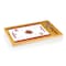 Picnic Time Family Of Brands NCAA Cornell Big Red Hockey Rink Icon Glass Top Cutting Board & Knife Set 910-00-505-686-0 - alternate 2