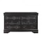 Homeroots 58" Metallic Grey Solid Wood Six Drawer Double Dresser 478660 - alternate 1