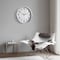 Clockswise 16-in Round Quartz Wall Clock Non-Ticking Battery Operated with Silent Sweep Movement,  QI004745.WT.16 - alternate 7