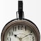 Homeroots Metallic Brown Metal Hanging Desk Table Clock 376235 - alternate 4