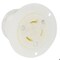Leviton Locking Receptacle, L6-15R, 15 A, 250V AC, Single Phase, 2 Pole, Flush Mount, Screw Terminals 4585-C - alternate 1