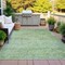 Homeroots 9' X 12' Artichoke Green And Ivory Abstract Washable Indoor Outdoor Area Rug 631585 - alternate 6