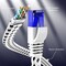Maximm Cat6 Flat Braided Ethernet Cable 3ft, 2PK, White, 2PK C6F-3FT-2PK-WHBRD - alternate 6