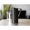 Service Ideas Slim 1.9-Liter Stainless Water Pitcher with Ice Guard in Black Onyx X7025BSBXV2 - alternate 4