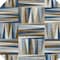 Homeroots 8' Navy Blue Brown And Beige Round Geometric Washable Indoor Outdoor Area Rug 598282 - alternate 6
