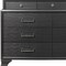 Homeroots 59" Gray Solid Wood Nine Drawer Double Dresser 384059 - alternate 5