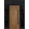 Vdomdoors Steel Door Deux 6683 Natural Oak 2 Sidelight and Transom Window Sidelite Entry Door Painted W14+36+ DEUX6683EXD-OAK-W14+36+14 X H80+16-LH-I - alternate 1