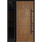 Vdomdoors Steel Door Deux 6683 Natural Oak Sidelight Exterior Window Sidelite Entry Door Painted W36+12xH80 L DEUX6683EXD-OAK-W36+12 x H80-LH-I - alternate 1