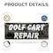 Signmission Golf Cart Repair, 18 Inch x 48 Inch, Vinyl Banner B-30676 - alternate 3