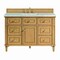 James Martin Vanities Lorelai 48'' S Vanity, Light Natural Oak w/ Jasmine Pearl Silestone Top w/FreePower Wireless Charger 424-V48-LNO-FEJP - alternate 1