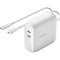 Belkin 68W USB-C CHRR, GAN, 2M C-C CBL, WHT WCH003DQ2MWH-B6 - alternate 1