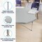 Flash Furniture Wren 60 in Flower Adjustable Height Activity Table, Thermal Laminate Top, Standard Legs, Gray XU-A60-FLR-GRY-T-A-GG - alternate 7