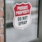 Signmission Private Property Shield Sign Do Not Spra, 4 inch X 4 inch, Vinyl Decal, 2PK SHI-D-2PACK-4-449 - alternate 4