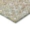 Homeroots 5' X 8' Peach And Ivory Argyle Washable Indoor Outdoor Area Rug 615813 - alternate 7