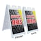 Signmission Discount Tires, A-Frame & 2 Decals Installed, Heavy-Duty Plastic Frame SBHD-D-2436-Discount Tires - alternate 4
