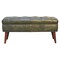 Homeroots 35in Brown Solid Wood Storage Bench With Cabinet 718233 - alternate 1