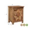 Homeroots 28" Brown Solid Wood Nightstand 521218 - alternate 6